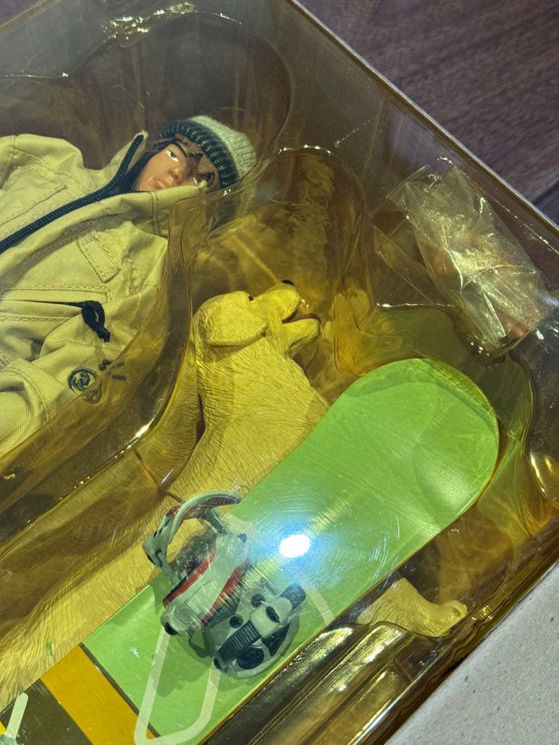 FULLTIMEeBAYER1/6 可動スノーボーダー&ドッグフィギュア