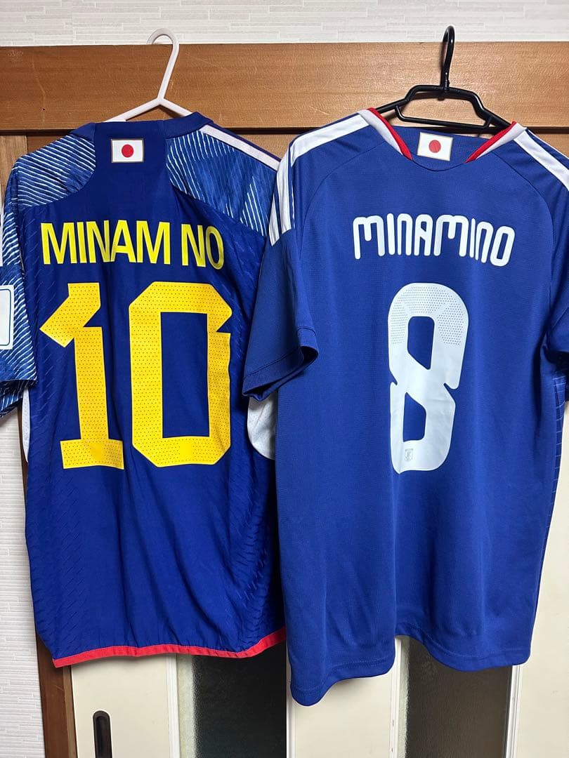 サッカー日本代表ユニフォーム南野拓実選手　セット