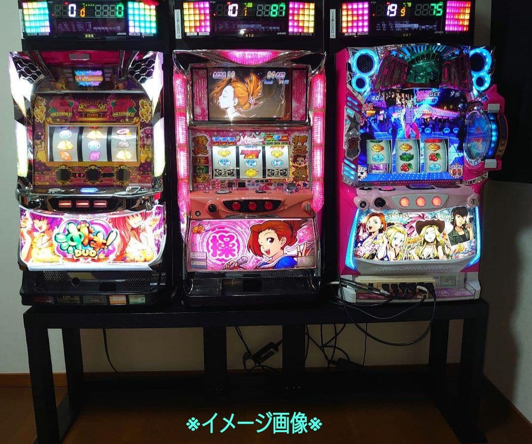 ④【完全オーダー仕様】テーブル流用のパチスロ実機を置く台★3台用シンプルスタンド