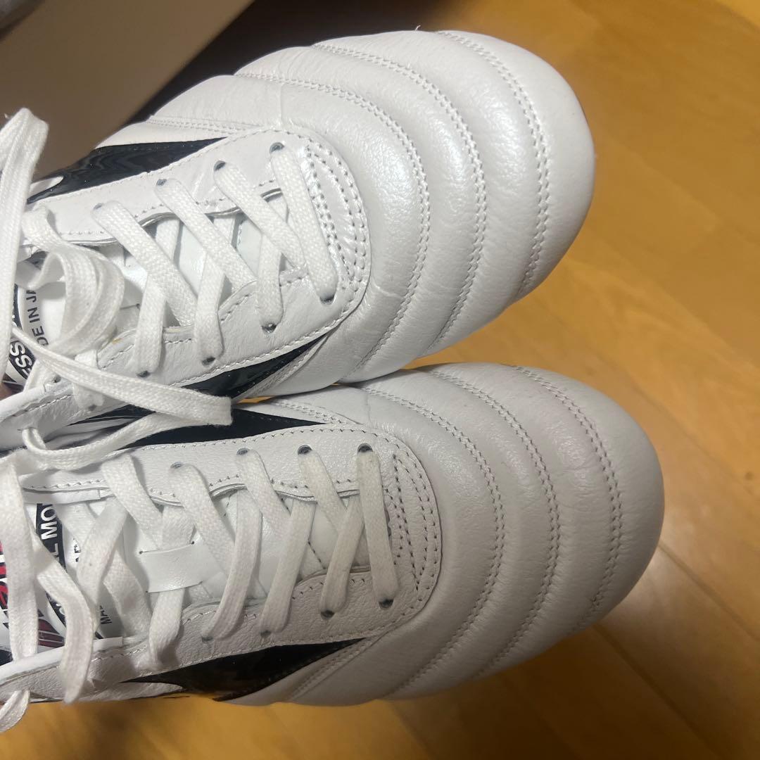 Mizuno Morelia スパイク 日本製 ホワイト/ブラック/レッド