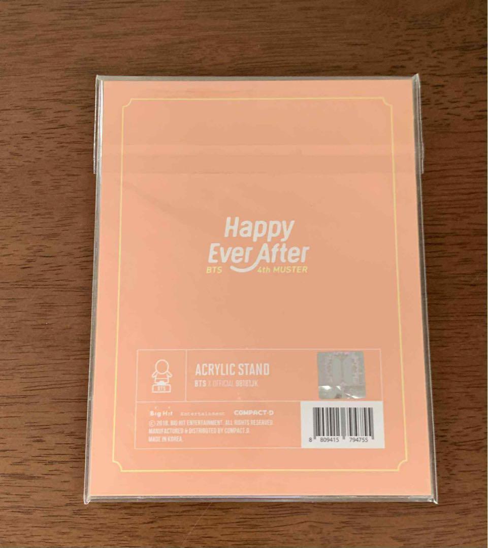 BTS ジョングク　公式　アクリルスタンド　5点