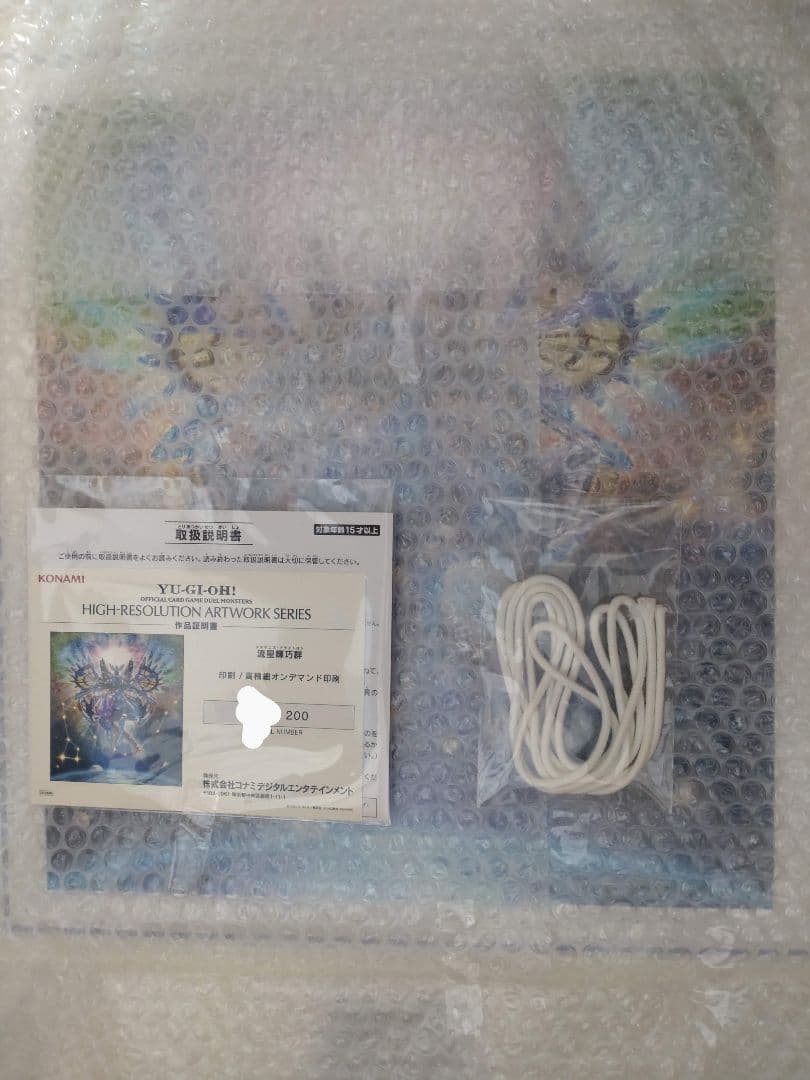 遊戯王　HIGH-RESOLUTION ARTWORK SERIES 流星輝巧群