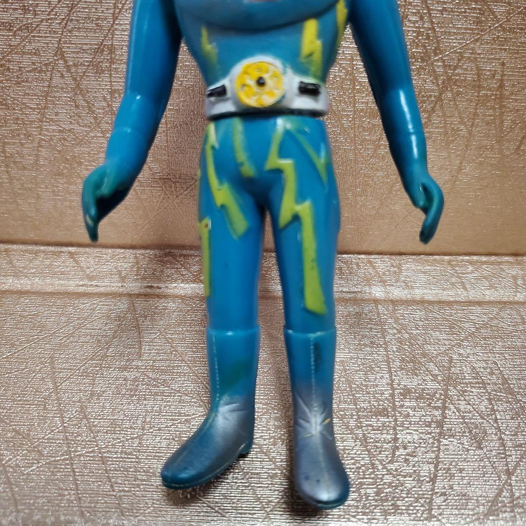 イナズマン サナギマン ソフビ 当時モノ 東映 ポピー