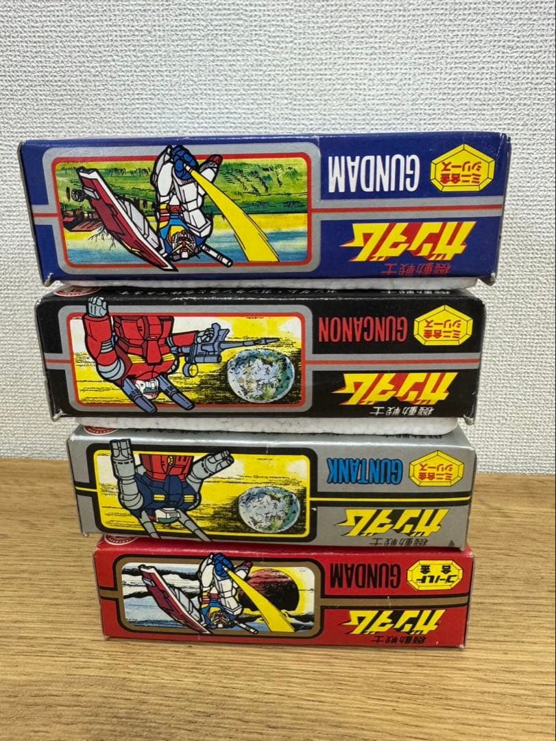 オリオン/セブン　ミニ合金　機動戦士ガンダム ゴールド合金 4体セット