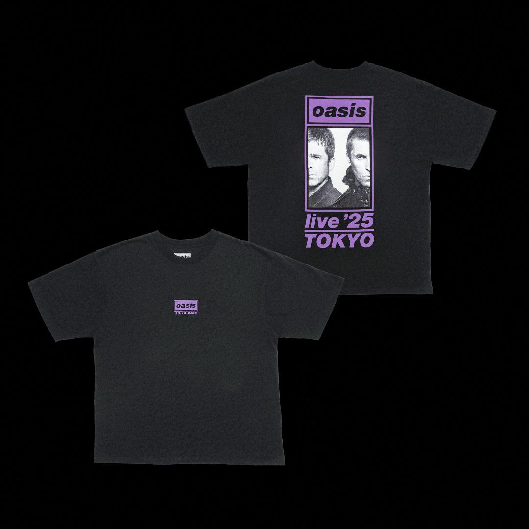 新品　oasis ライブ　Tシャツ Lサイズ ブラック　限定ショッパー付き