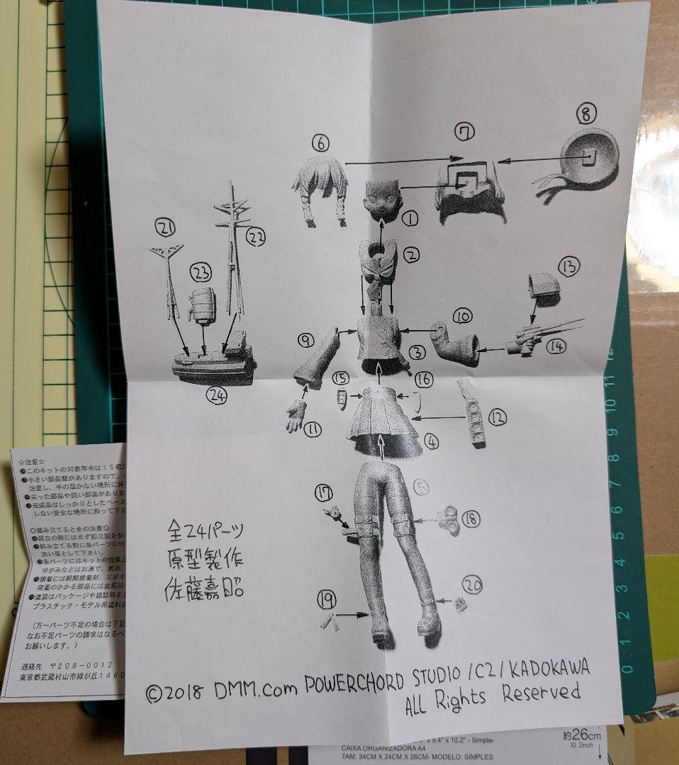 中古ガレージキット　択捉　艦隊これくしょん