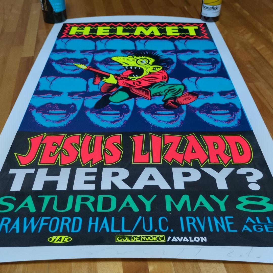 u*0様 TAZ Helmet JESUS LIZARD Poster