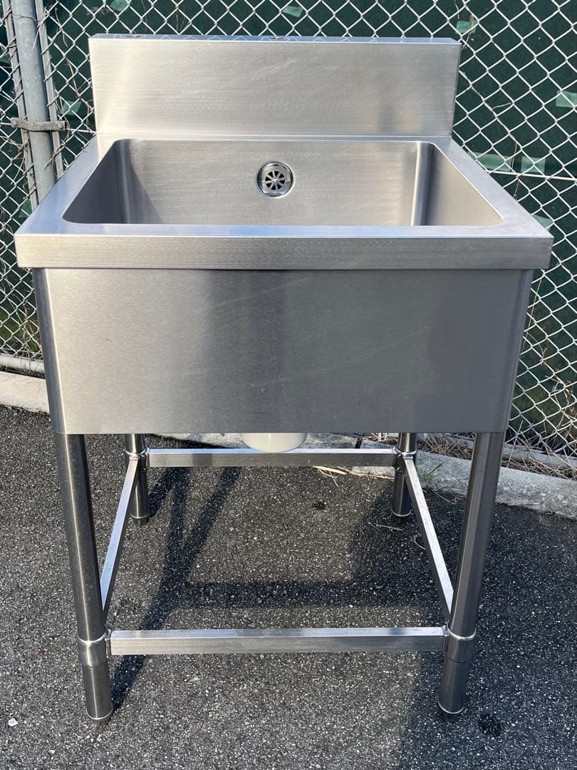 ステンレス1槽シンク 流し台　600×600×800