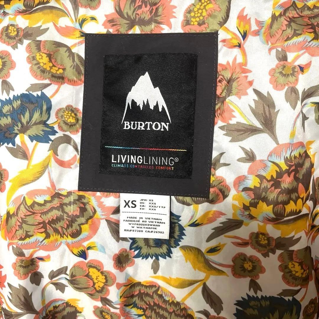 バートン♣︎防水性スノーボードウエアー　ジャケット XSサイズ