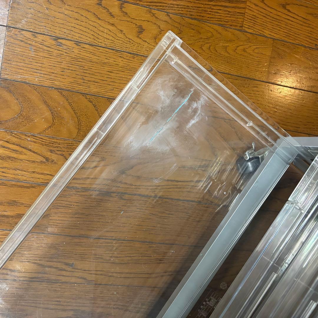 ケンジ様！スチール製キャビネット 多段式 シルバーパンチング加工　A3サイズ収納