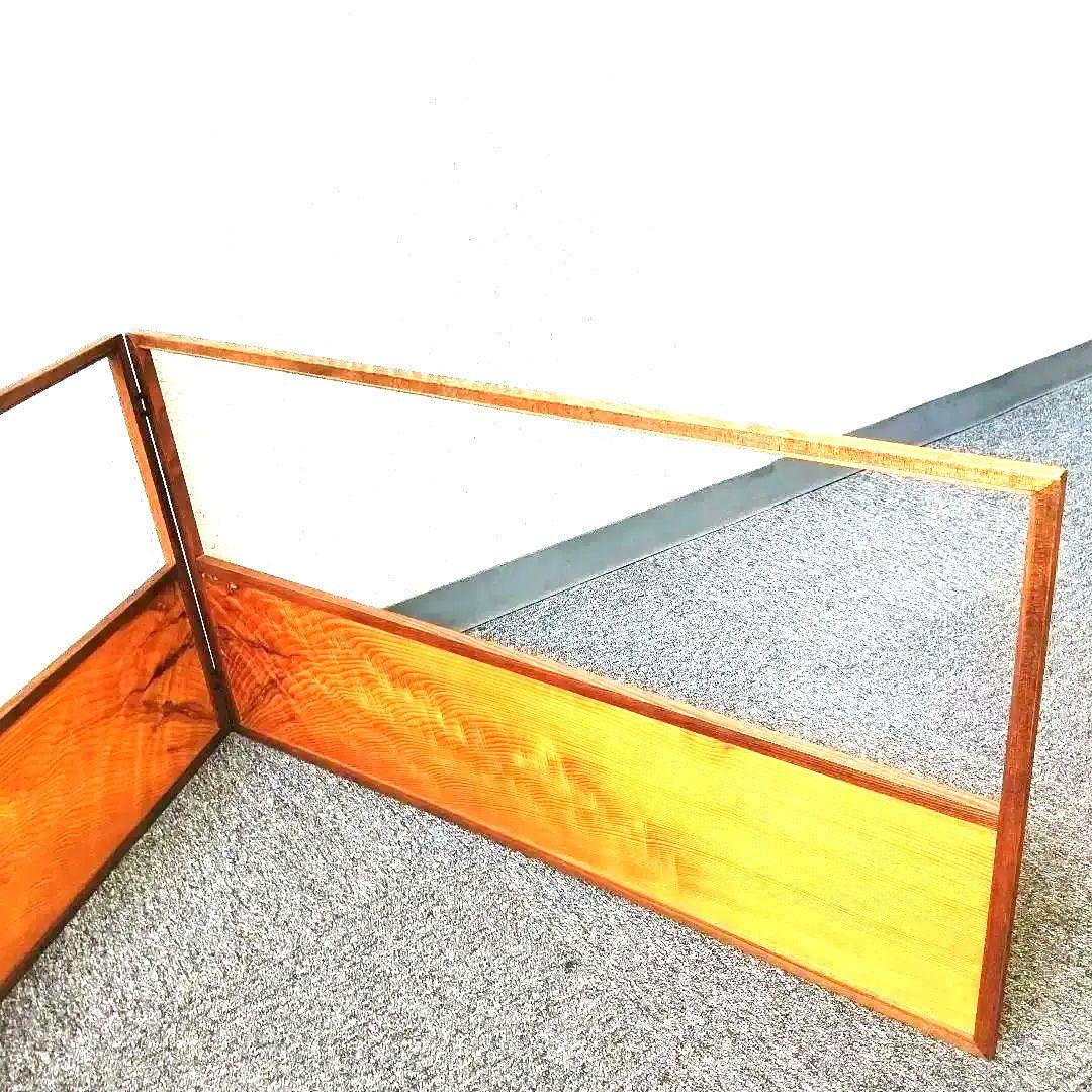 虎斑、吉野杉木地、腰風炉先屏風、みゆ12番