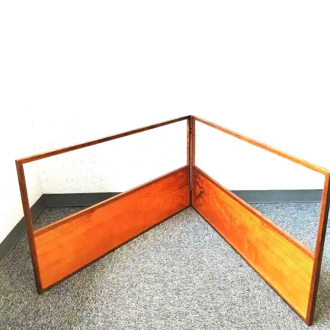 虎斑、吉野杉木地、腰風炉先屏風、みゆ12番