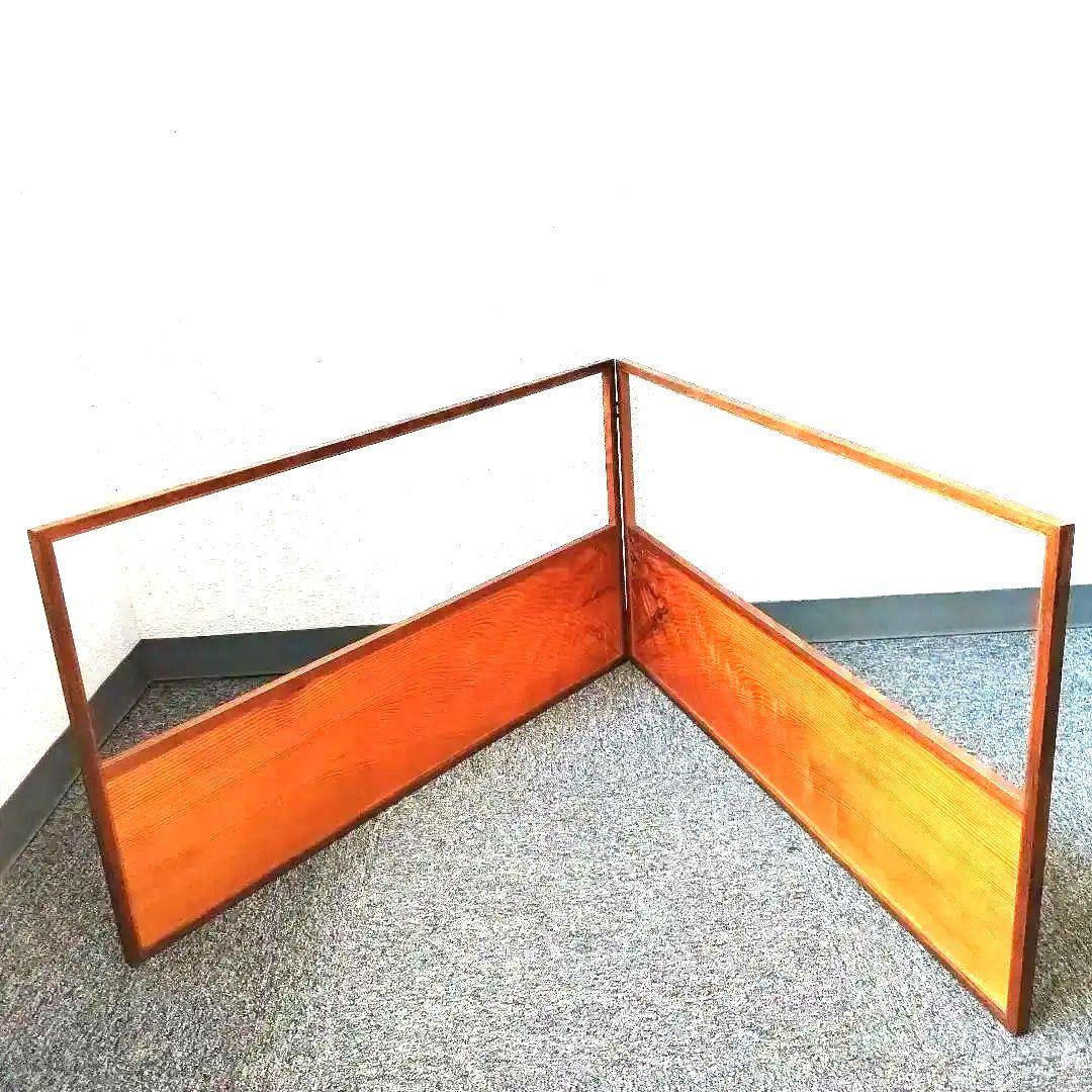 虎斑、吉野杉木地、腰風炉先屏風、みゆ12番