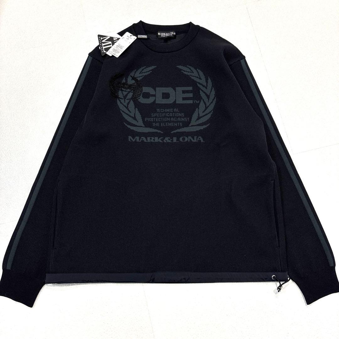 専用【新品未使用/タグ付/24AW /XL】マークアンドロナ　プルオーバー　黒