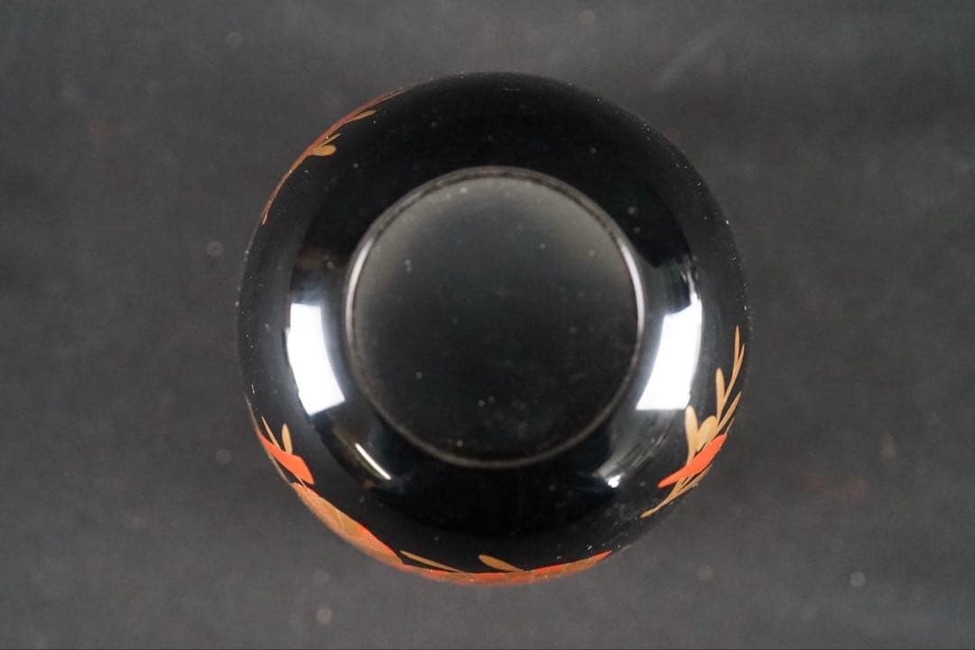 中村宗悦 而妙斎好写 海松貝蒔絵 大棗 共箱 茶道具