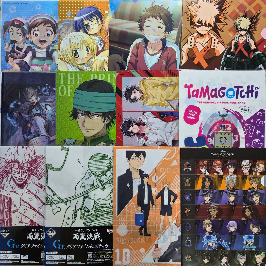 アニメグッズ キャラクターグッズ クリアファイル まとめ売り 200枚以上　①