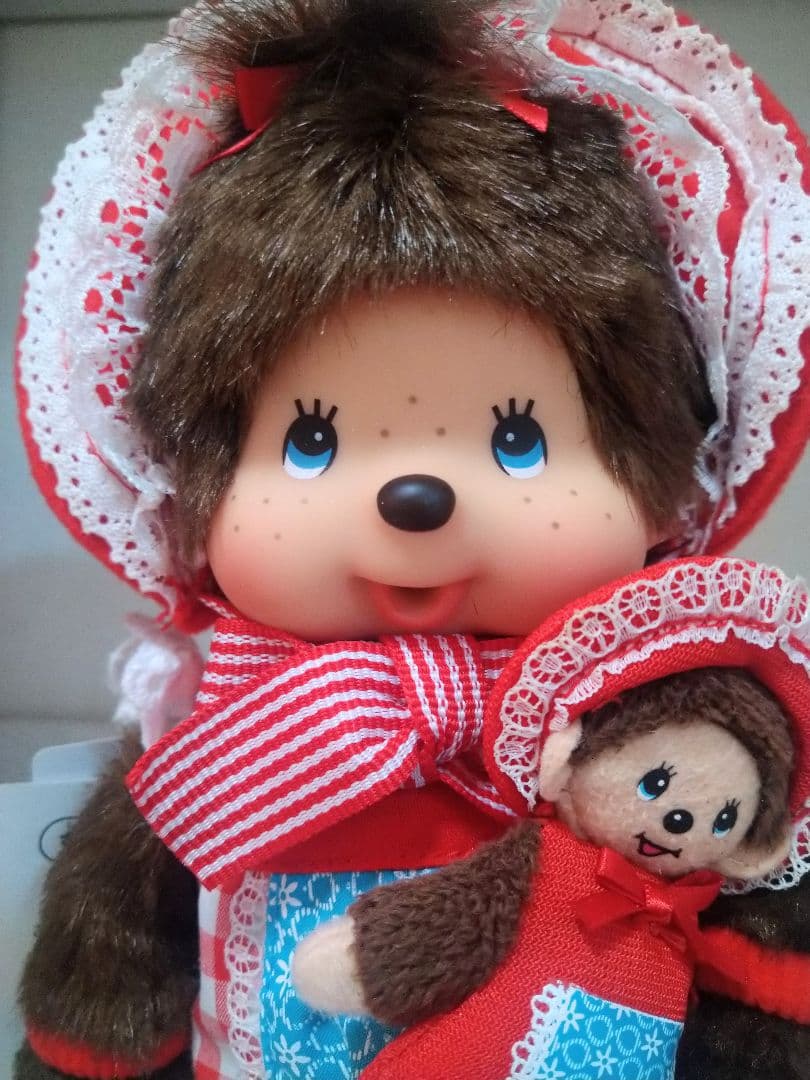 新品 40周年記念 文化人形 モンチッチ 女の子 立ちモン 258500