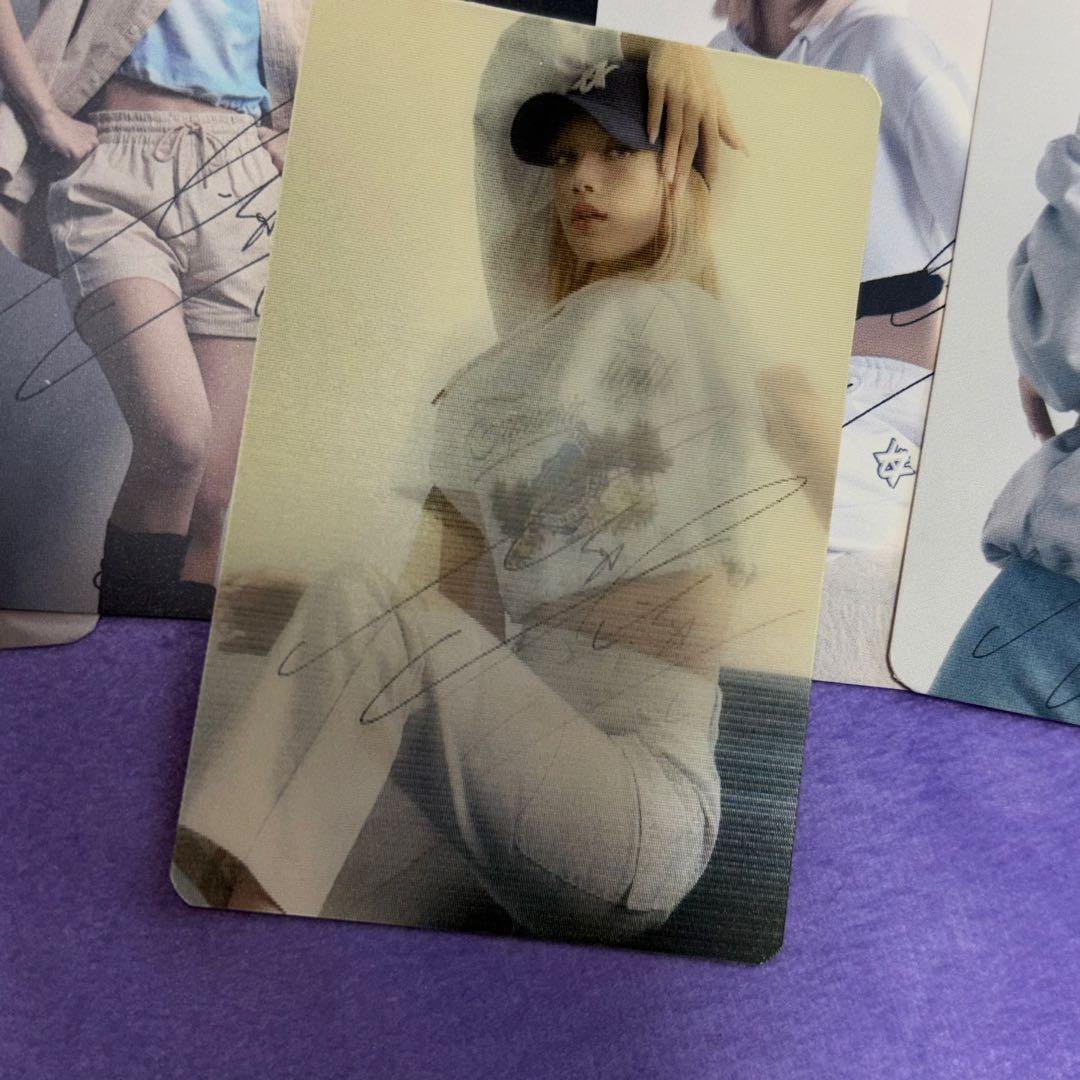 リサ ADLV 特典 トレカ Blackpink yg サイン入り