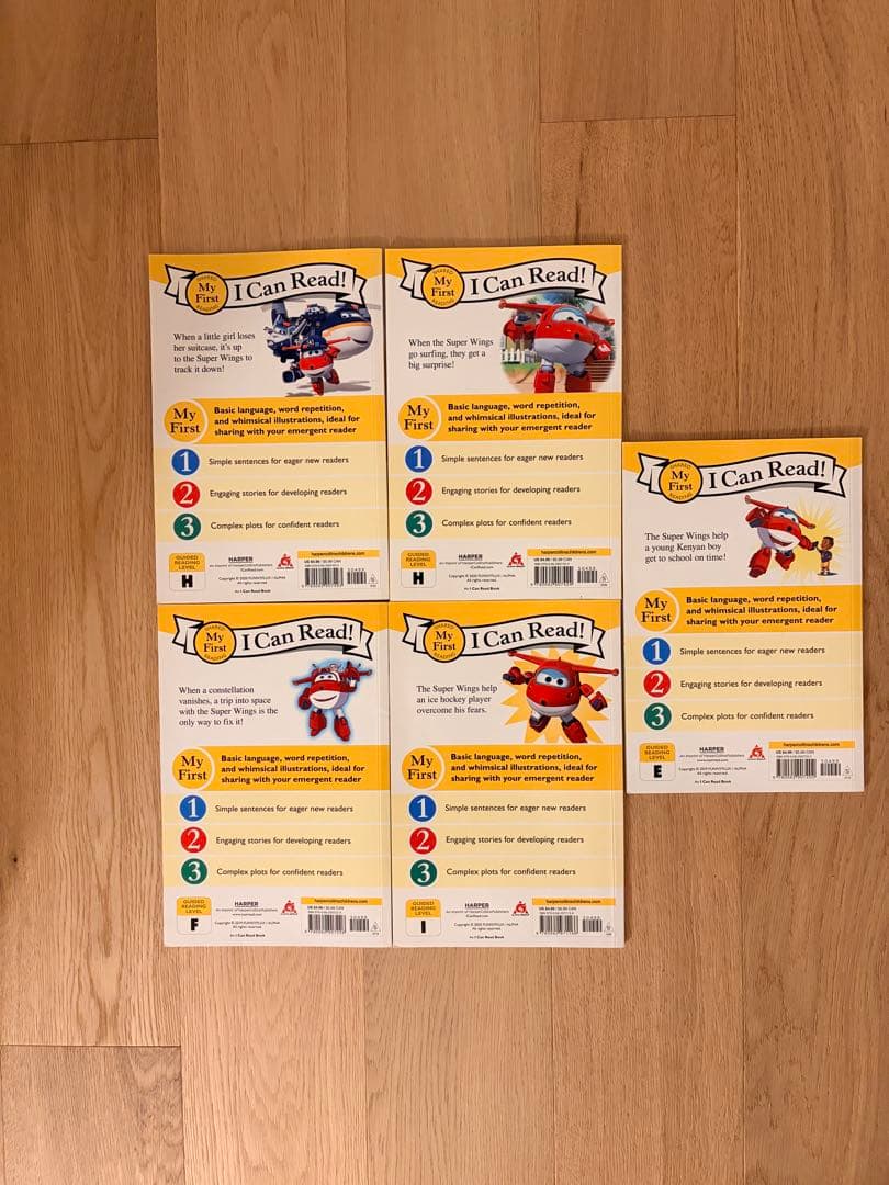 Super Wings I Can Read! 英語絵本セット 5冊