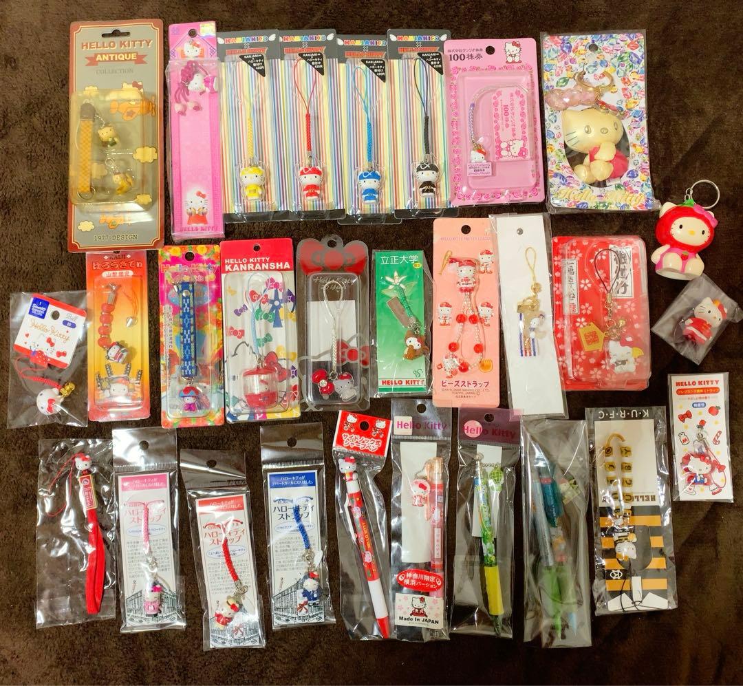 ご当地キティ　359個　ロリータ/イチゴ系/コラボ/非売品　レア　根付　セット