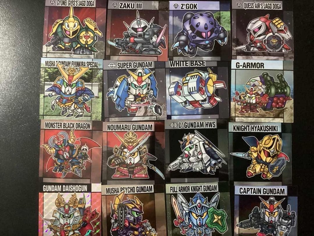 元祖SDガンダムスナックⅡ　シール　全３３種フルコンプセット