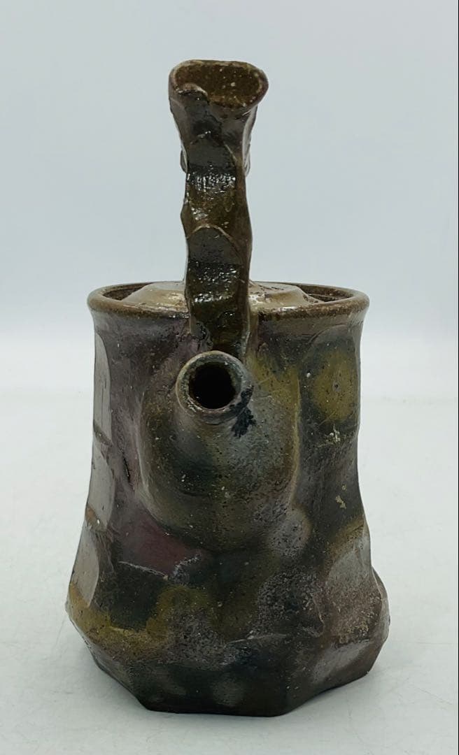 【90】◉実力人気作家・今成研二先生　備前焼手造り急須　宝瓶　保存箱◉