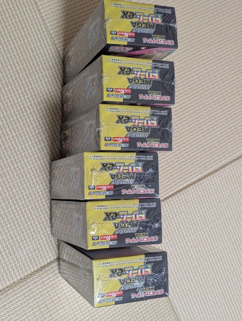 MEGAドリームex　6BOX　シュリンク付き未開封　ポケモンカード