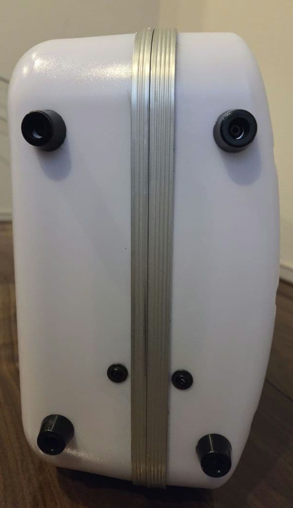 バイオリンケース　ポリカーボネート　ホワイトビスケット　スクエア型　オブロング