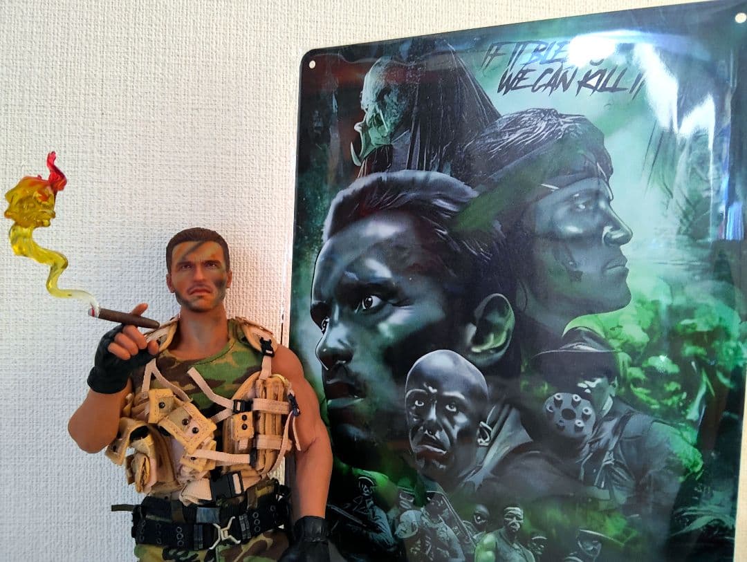 HOTToys.映画[プレデター:(ダッチ少佐)1/6]土日限定価格!!