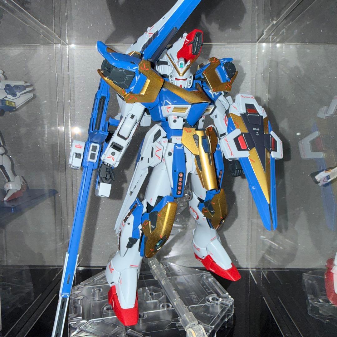 MG V2アサルトバスターガンダムver.ka 部分塗装完成品