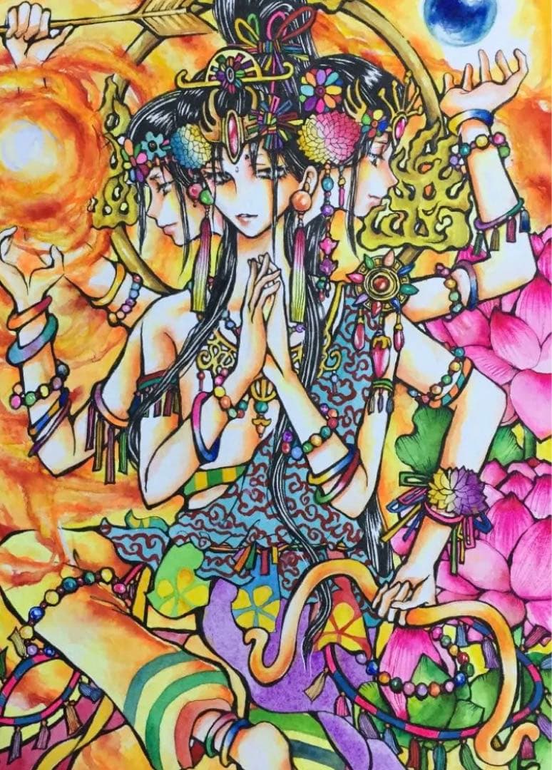 イラストオーダー　承ります　直筆　原画　水彩画