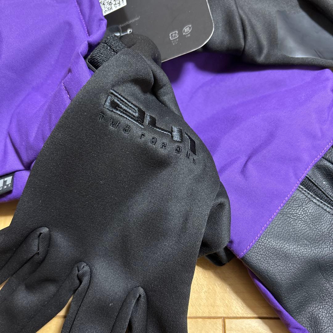 未使用　ジッパーで指が出せるミトン　スノーボードグローブ