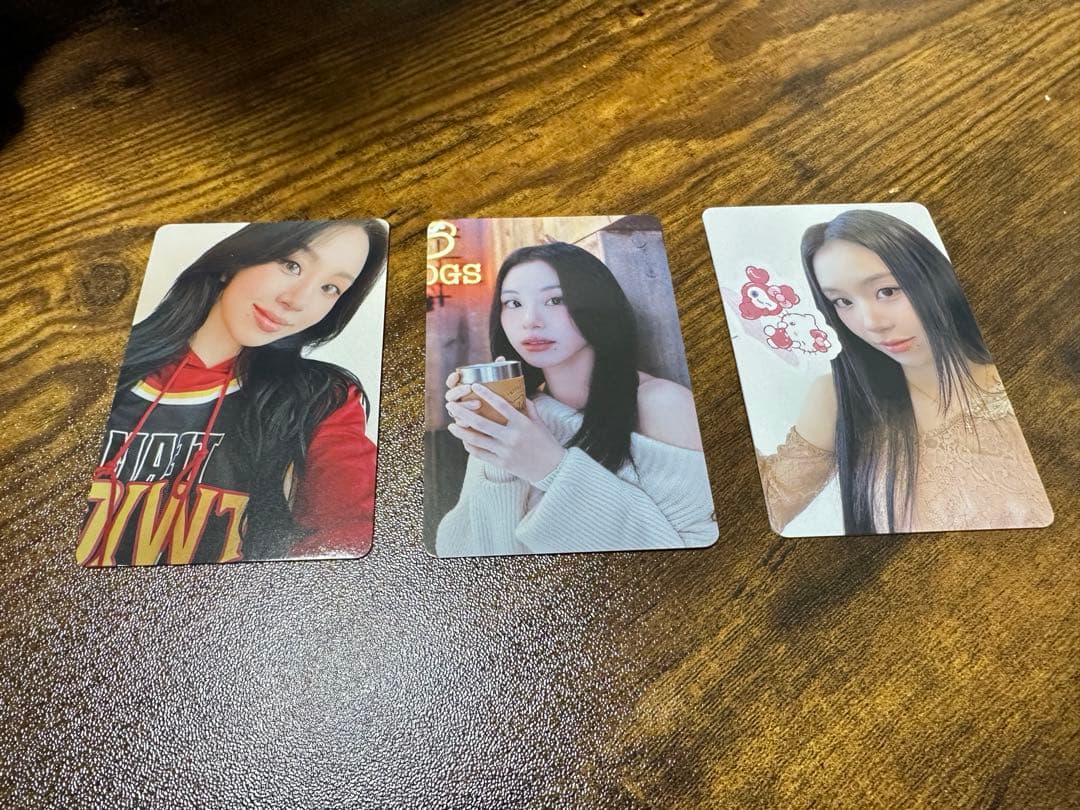 TWICE チェヨン バックチャーム トレカ3枚セット
