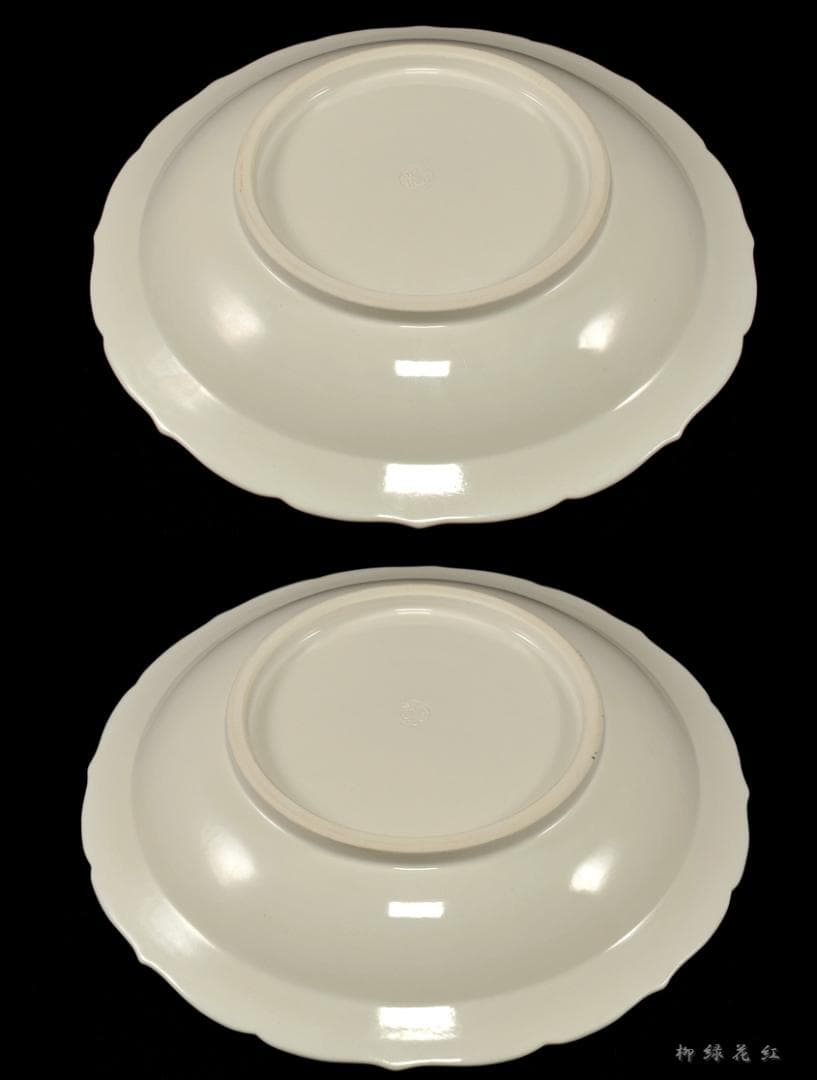 中村翠嵐 オランダ絵 交趾 皿 共箱 茶道具