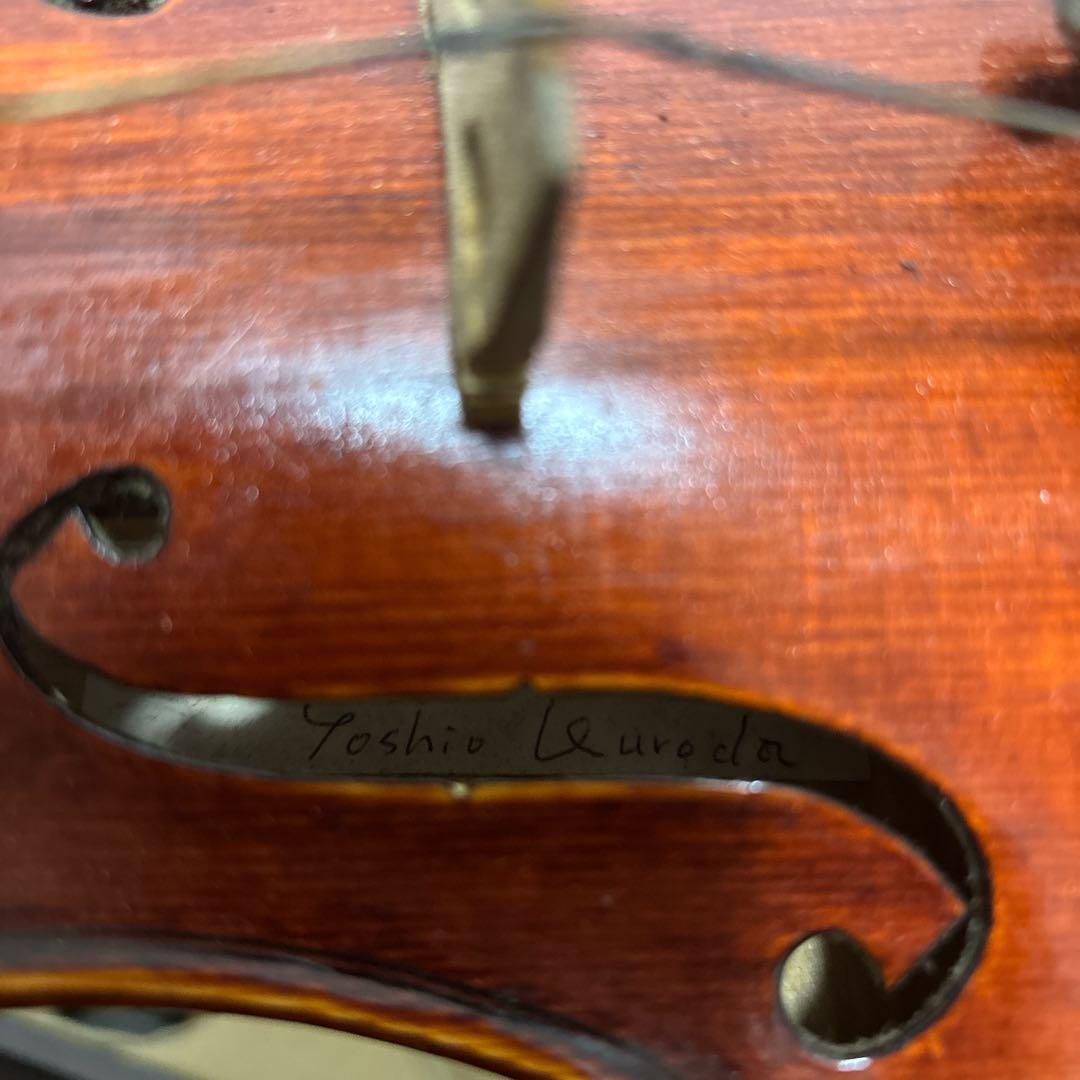 希少Yoshio Kuroda バイオリン 専用ケース付き 2000年