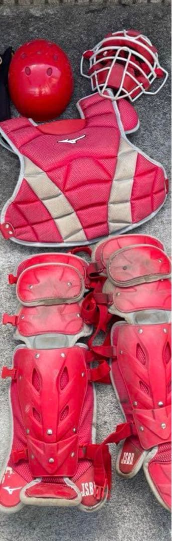 【Q太郎】ミズノ キャッチャー防具一式 一般　軟式