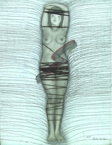 油絵 菅家令子 絵 絵画 インテリア 額付(黒) F6-202023 人物女性像