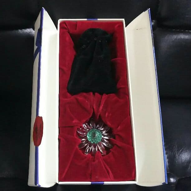 スワロフスキー フィギュリン 置物 グリーンマーガレット プチマーガレット袋入り