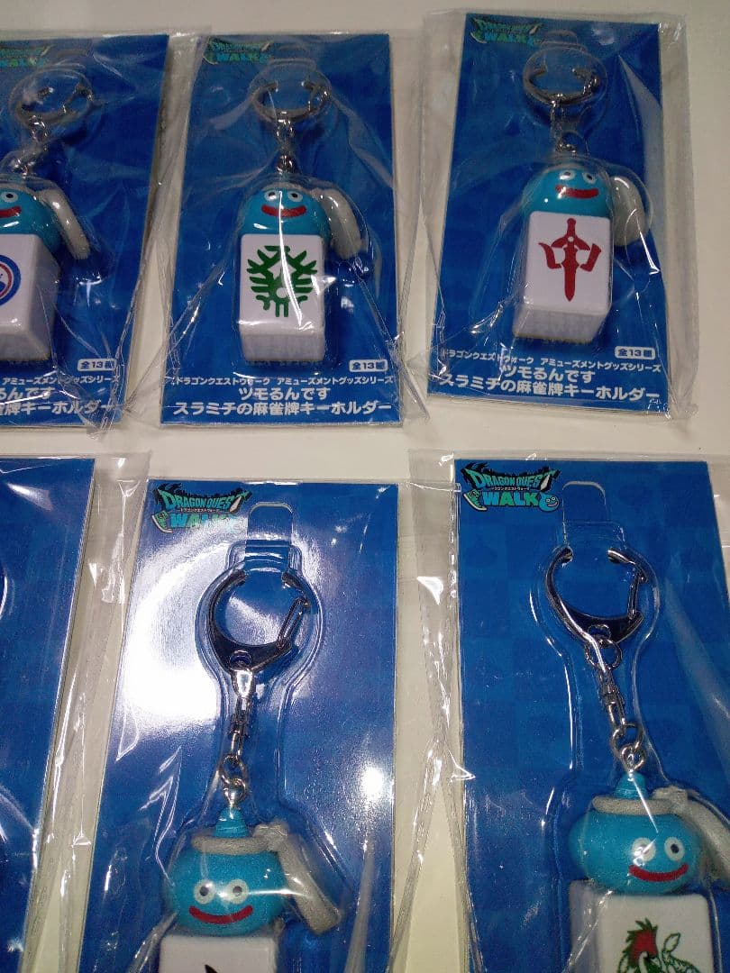 甘*ん様 ドラゴンクエストウォーク ツモるんです スラミチの麻雀牌キーホルダー