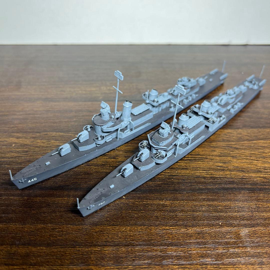 1/700 アメリカ海軍　護衛空母　ボーグ フレッチャー級駆逐艦　5隻セット