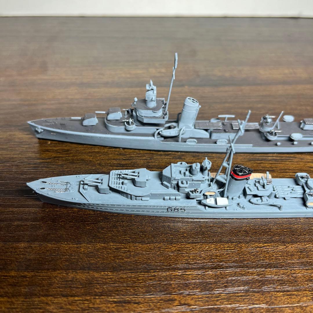 1/700 アメリカ海軍　護衛空母　ボーグ フレッチャー級駆逐艦　5隻セット
