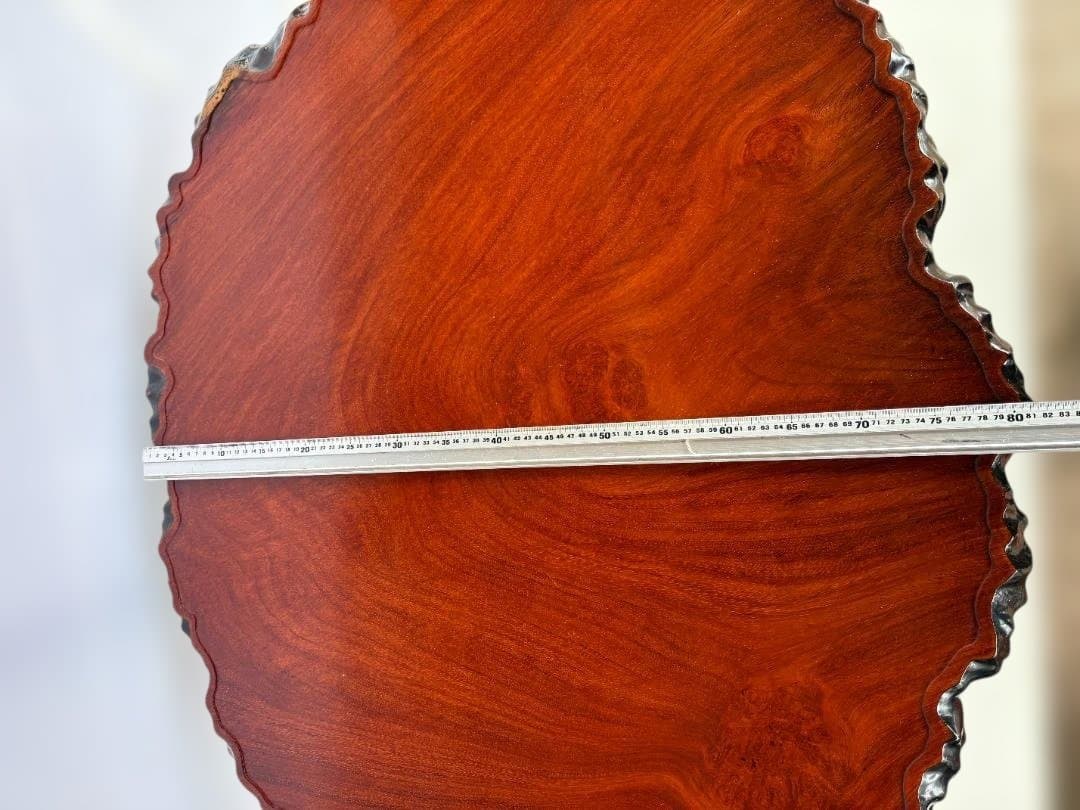 花梨　 一枚板 座卓 唐木系 無垢 天然木　ローテーブル　和家具 01d145