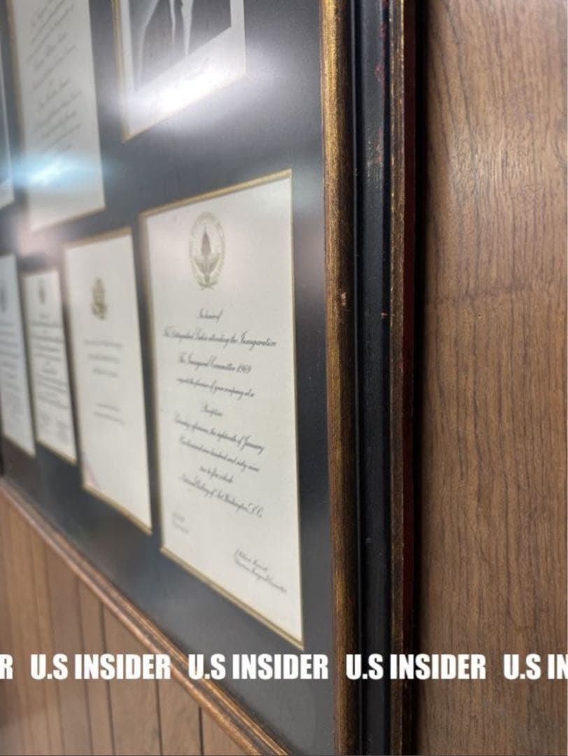 1969年 リチャード・ニクソン大統領、スピロ・アグニュー副大統領 就任式招待状