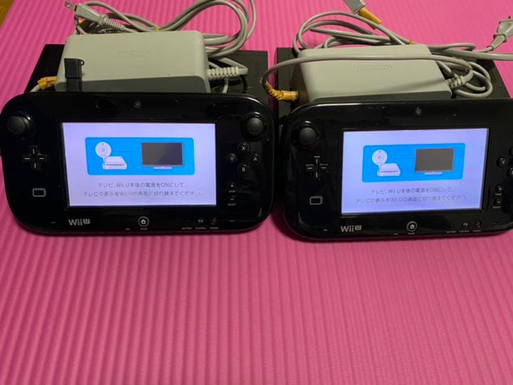 ニンテンドー　wiiＵ 中古本体２台セット　32GB