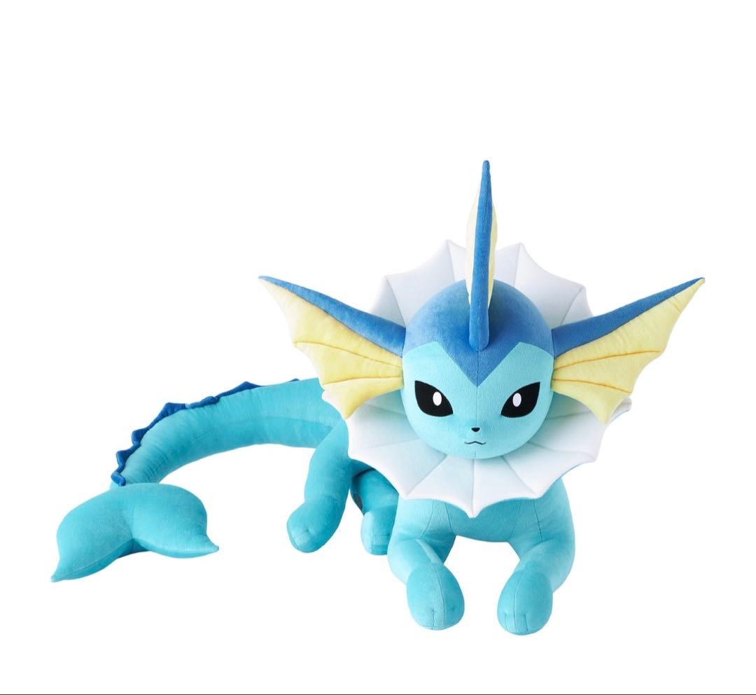 新品未開封 等身大 シャワーズ ぬいぐるみ 寝そべり