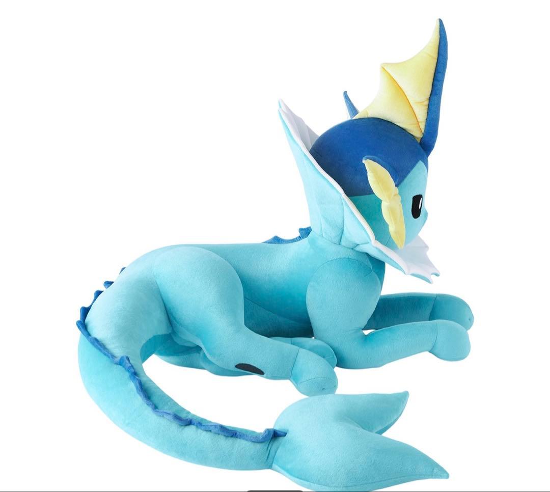 新品未開封 等身大 シャワーズ ぬいぐるみ 寝そべり