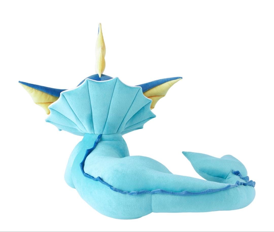 新品未開封 等身大 シャワーズ ぬいぐるみ 寝そべり