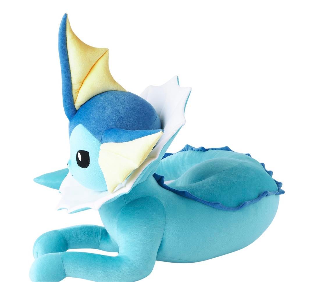 新品未開封 等身大 シャワーズ ぬいぐるみ 寝そべり