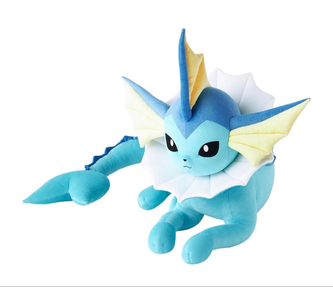 新品未開封 等身大 シャワーズ ぬいぐるみ 寝そべり