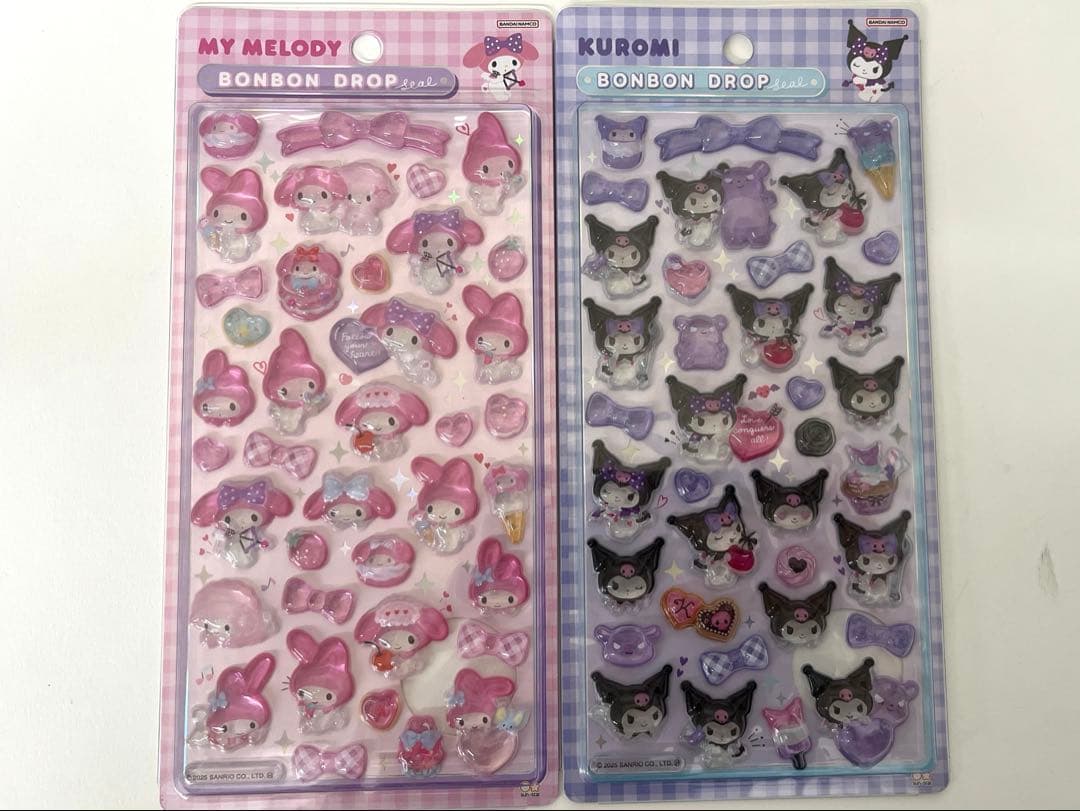 【正規品】サンリオ　ボンボンドロップシール　8種コンプリート